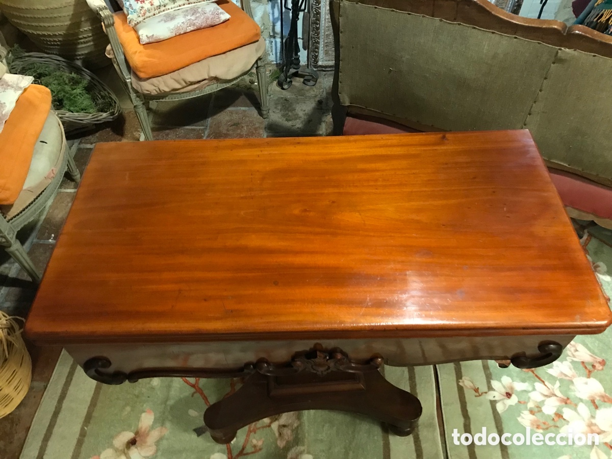 Antig&uuml;edades: Mesa de Juego XIX - Foto 7