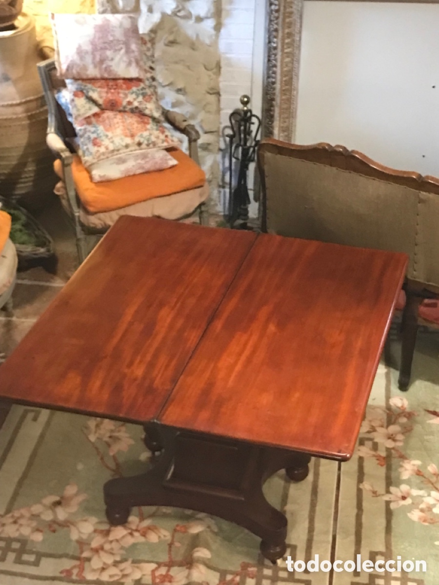 Antig&uuml;edades: Mesa de Juego XIX - Foto 10