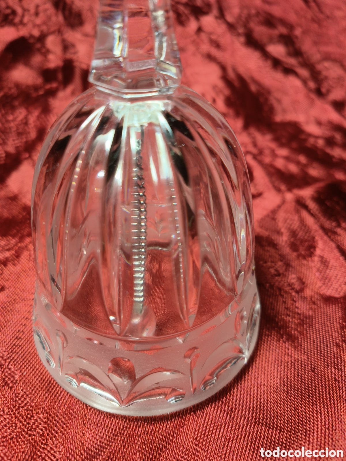 Antig&uuml;edades: Campana en cristal tallado - Foto 3