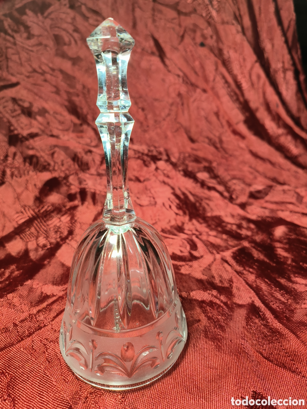 Antig&uuml;edades: Campana en cristal tallado - Foto 6