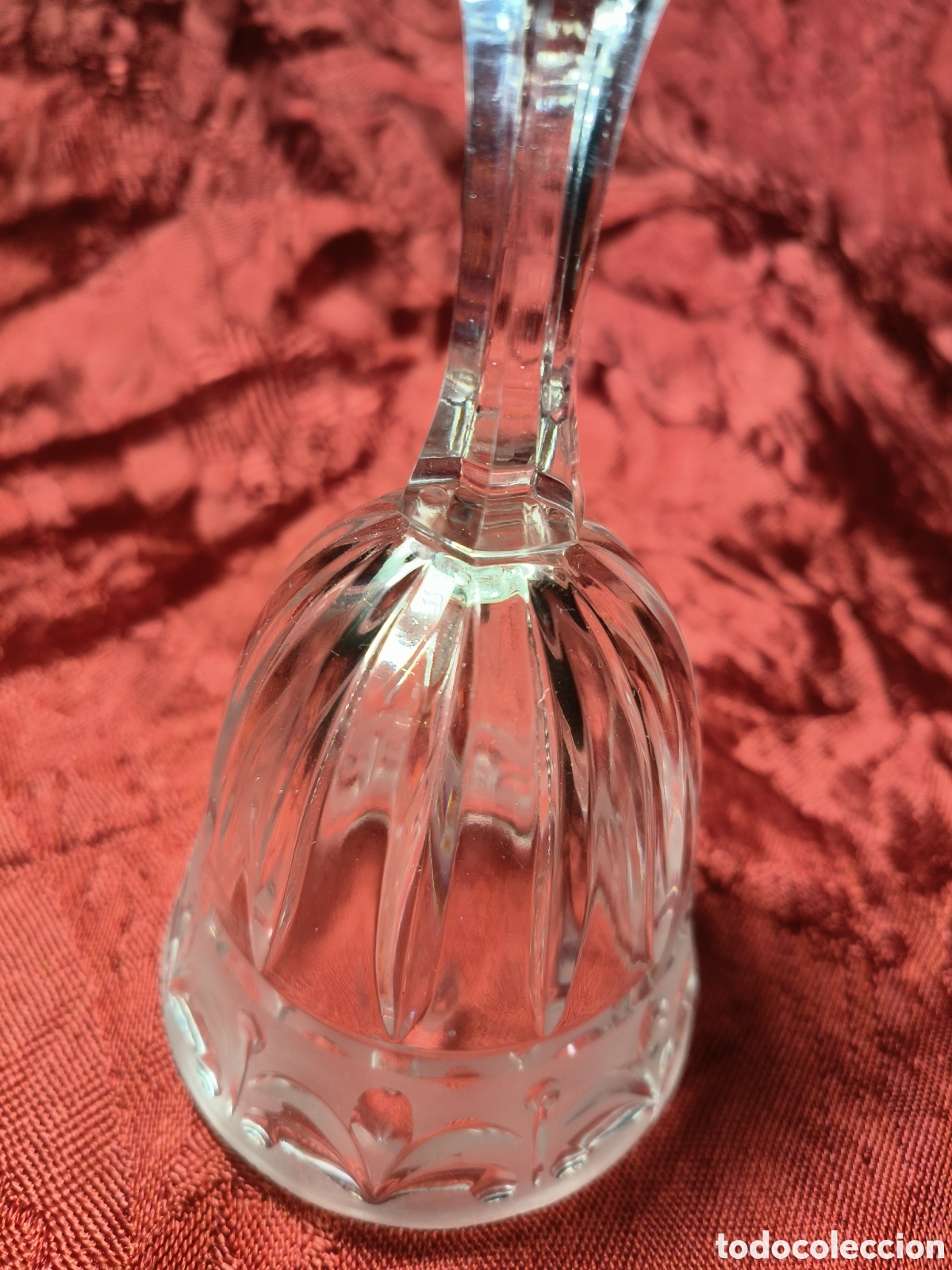 Antig&uuml;edades: Campana en cristal tallado - Foto 9