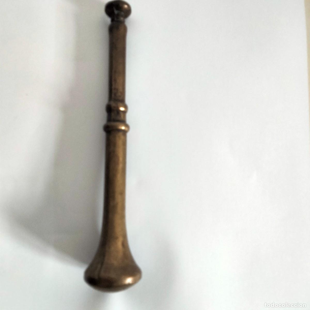 Antig&uuml;edades: ref. A1 Antiguo mortero ,almirez de bronce con su maja - Foto 10
