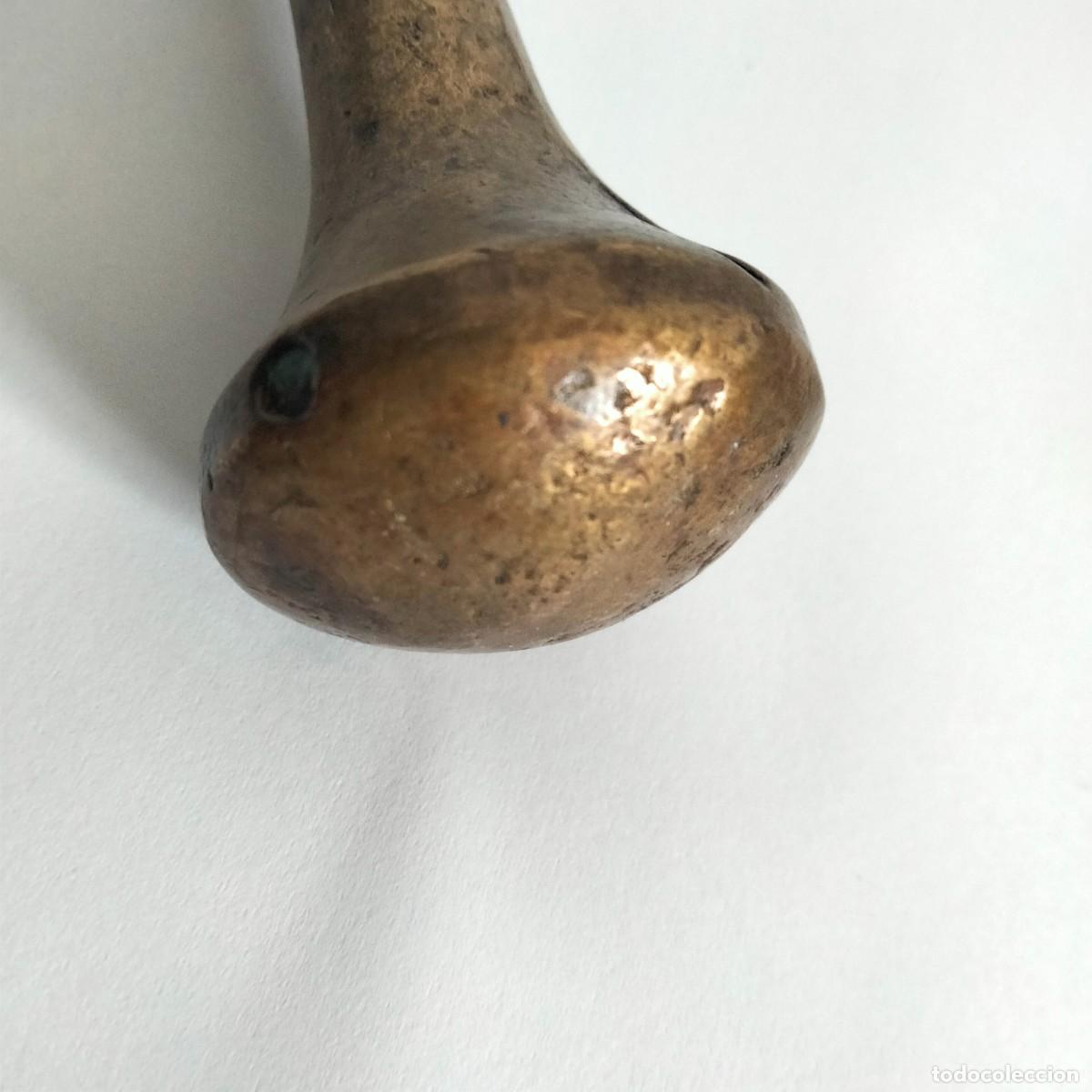 Antig&uuml;edades: ref. A1 Antiguo mortero ,almirez de bronce con su maja - Foto 11