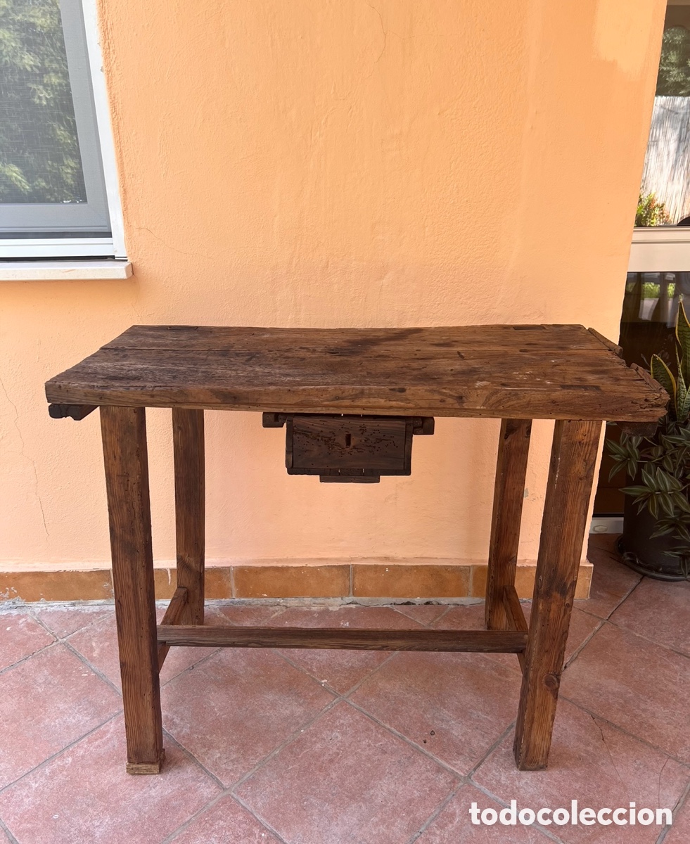 Antig&uuml;edades: Mesa antigua trabajo - Foto 1
