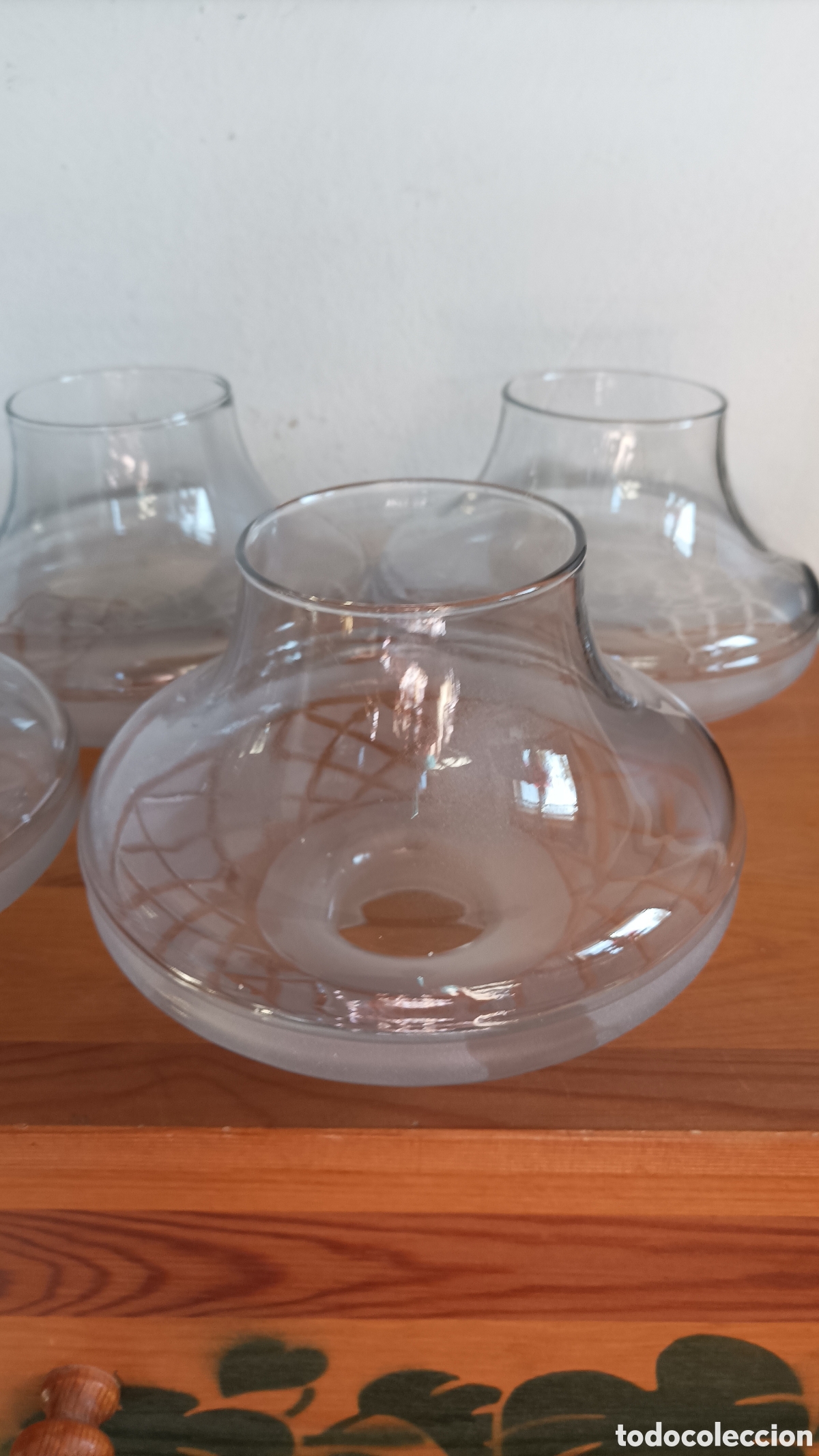 Antig&uuml;edades: TULIPAS CRISTAL TALLADO - Foto 5