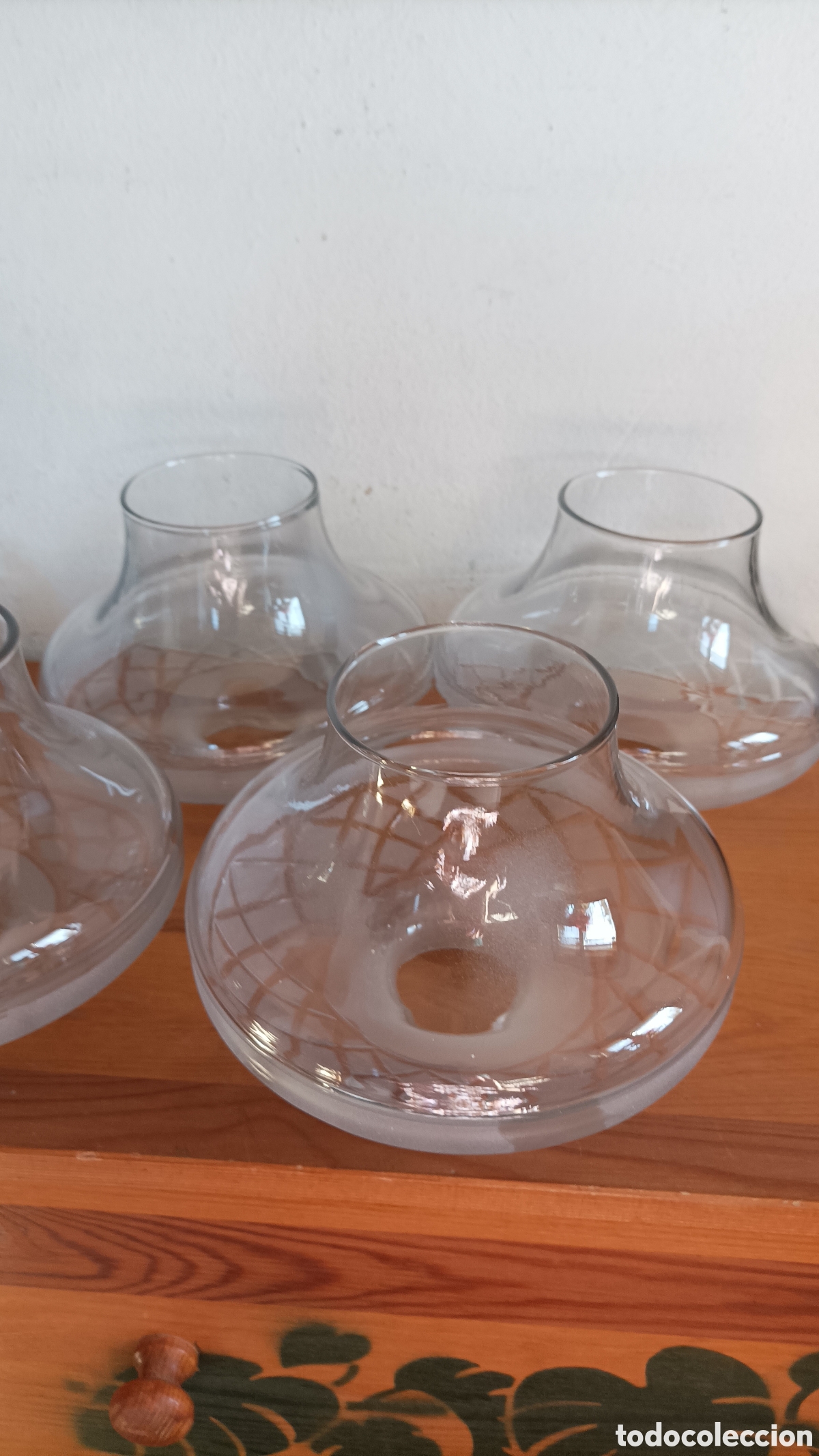 Antig&uuml;edades: TULIPAS CRISTAL TALLADO - Foto 6