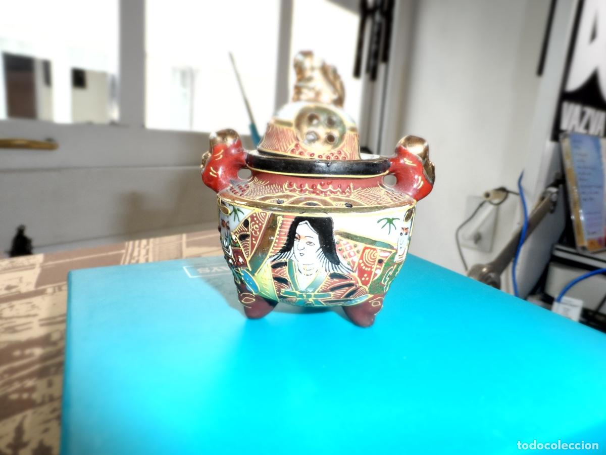 Antig&uuml;edades: JARRON CHINO 7 CMS - Foto 1