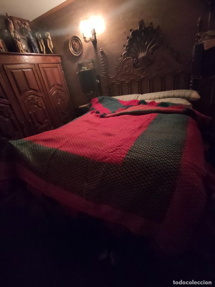 Antig&uuml;edades: Manta maragata Ojo de perdiz - Foto 4