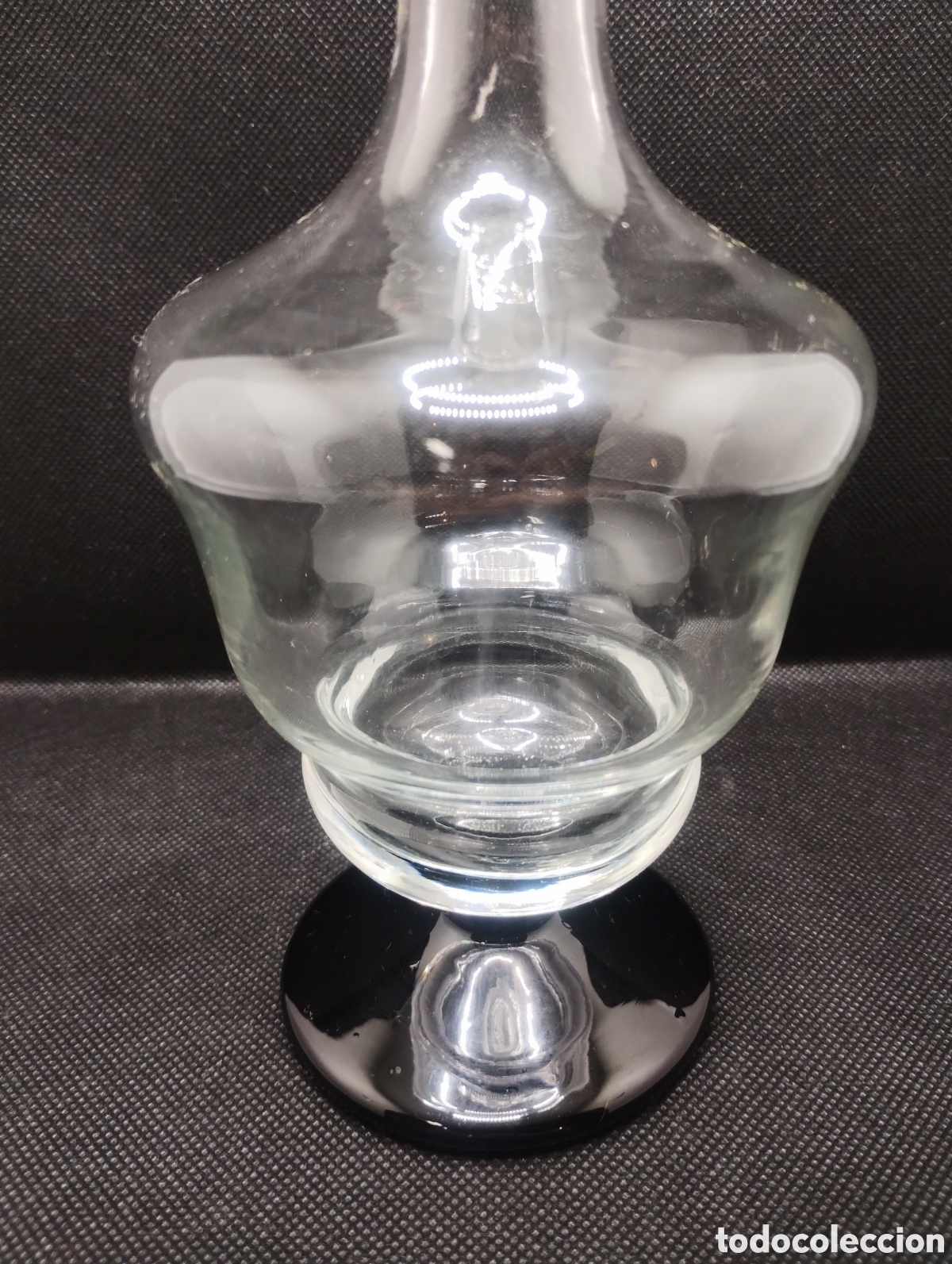 Antig&uuml;edades: Botella de cristal Art D&eacute;co - Foto 2