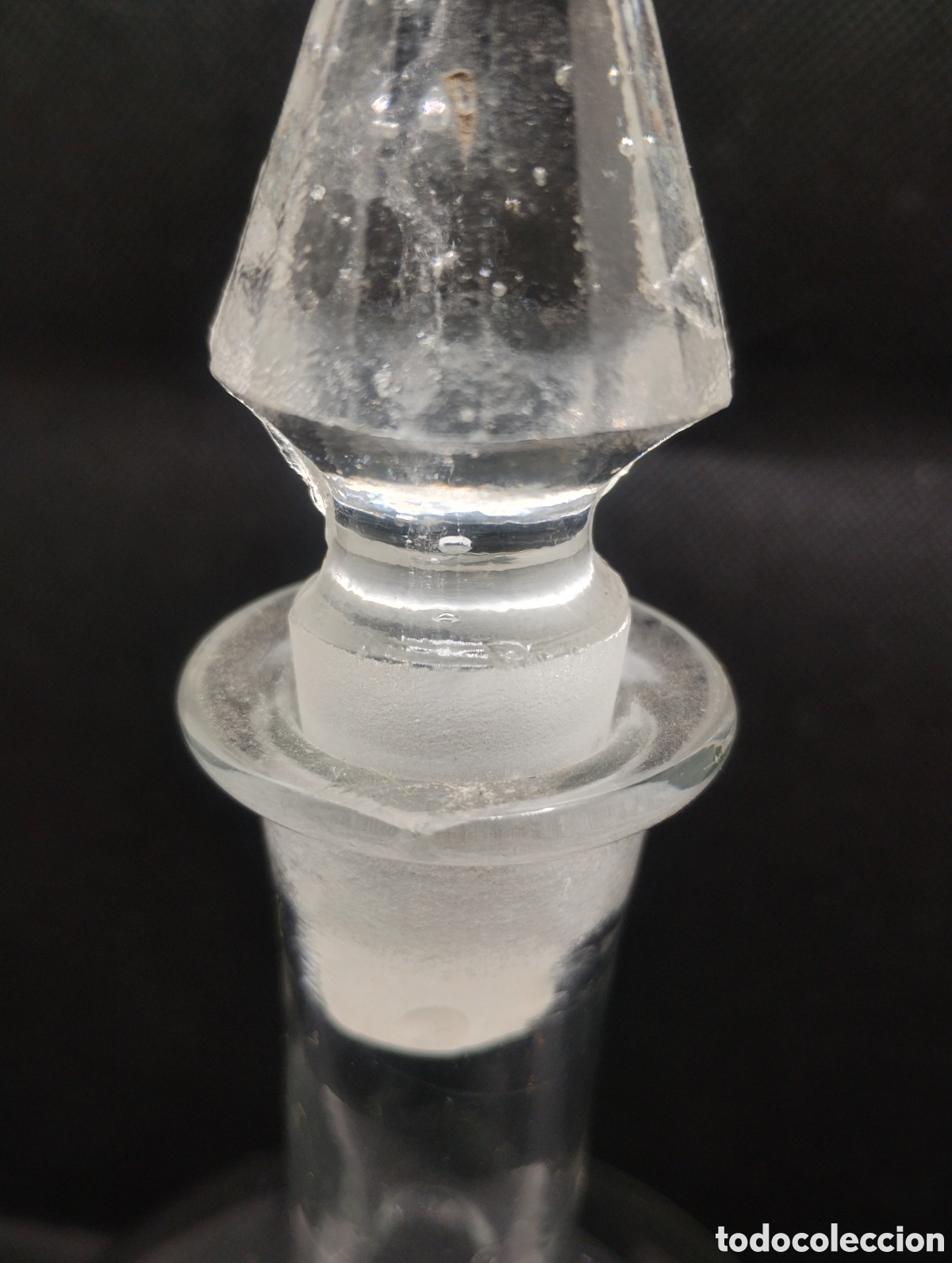 Antig&uuml;edades: Botella de cristal Art D&eacute;co - Foto 4