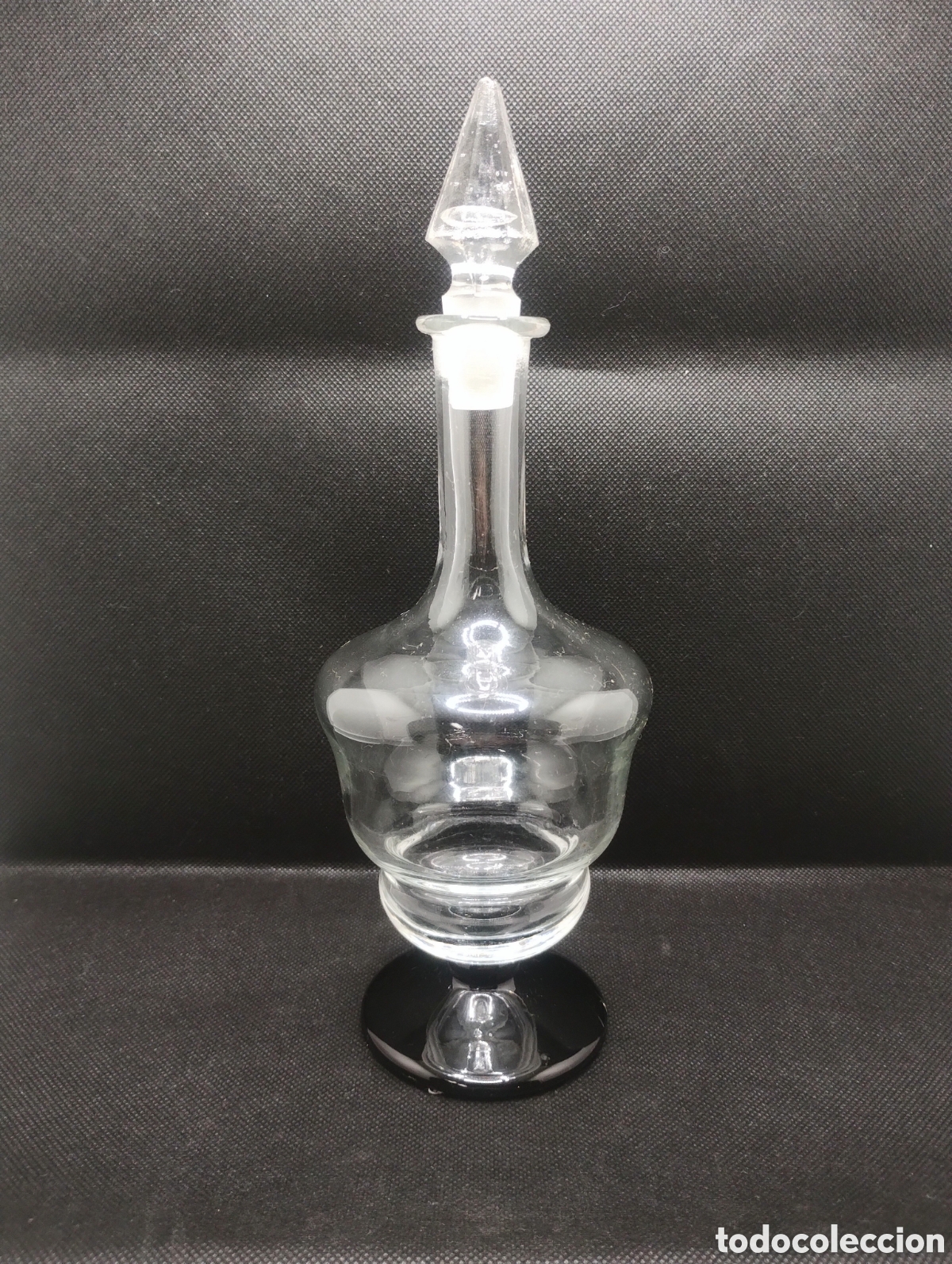 Antig&uuml;edades: Botella de cristal Art D&eacute;co - Foto 1