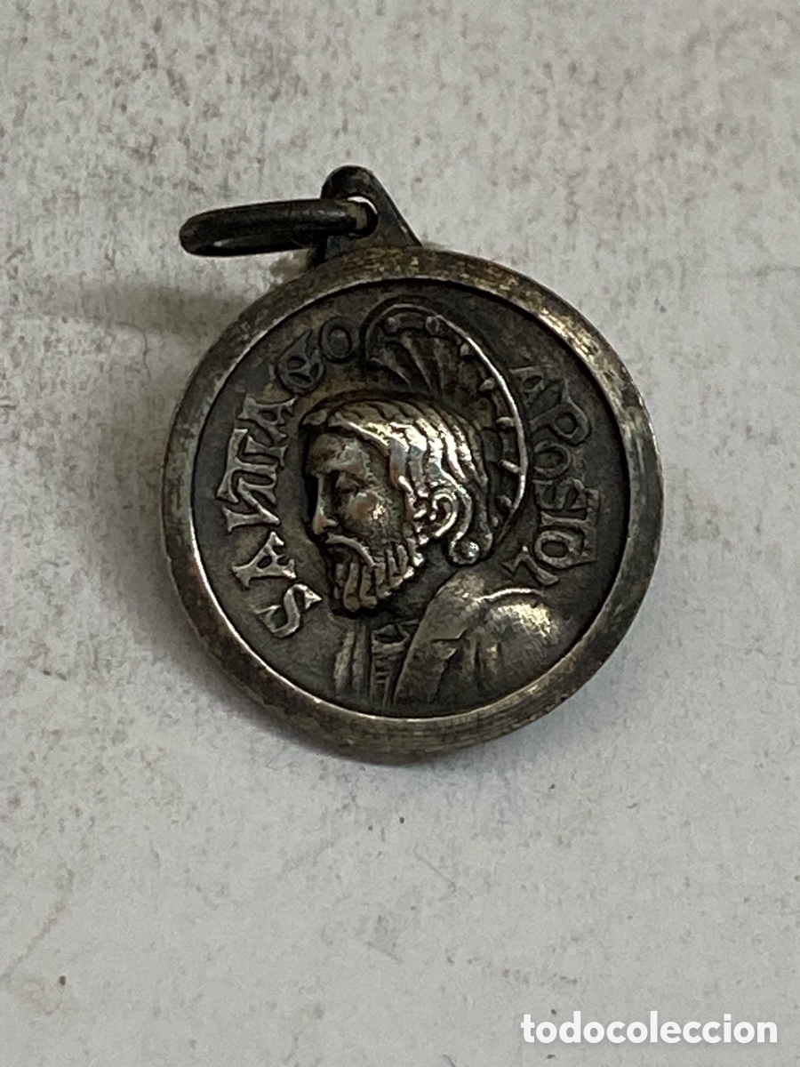Antig&uuml;edades: Medalla de plata religiosa C157 - Foto 1