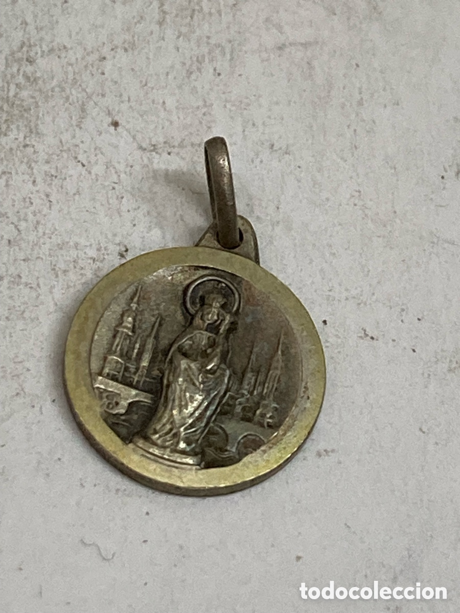 Antig&uuml;edades: Medalla de plata religiosa C157 - Foto 1