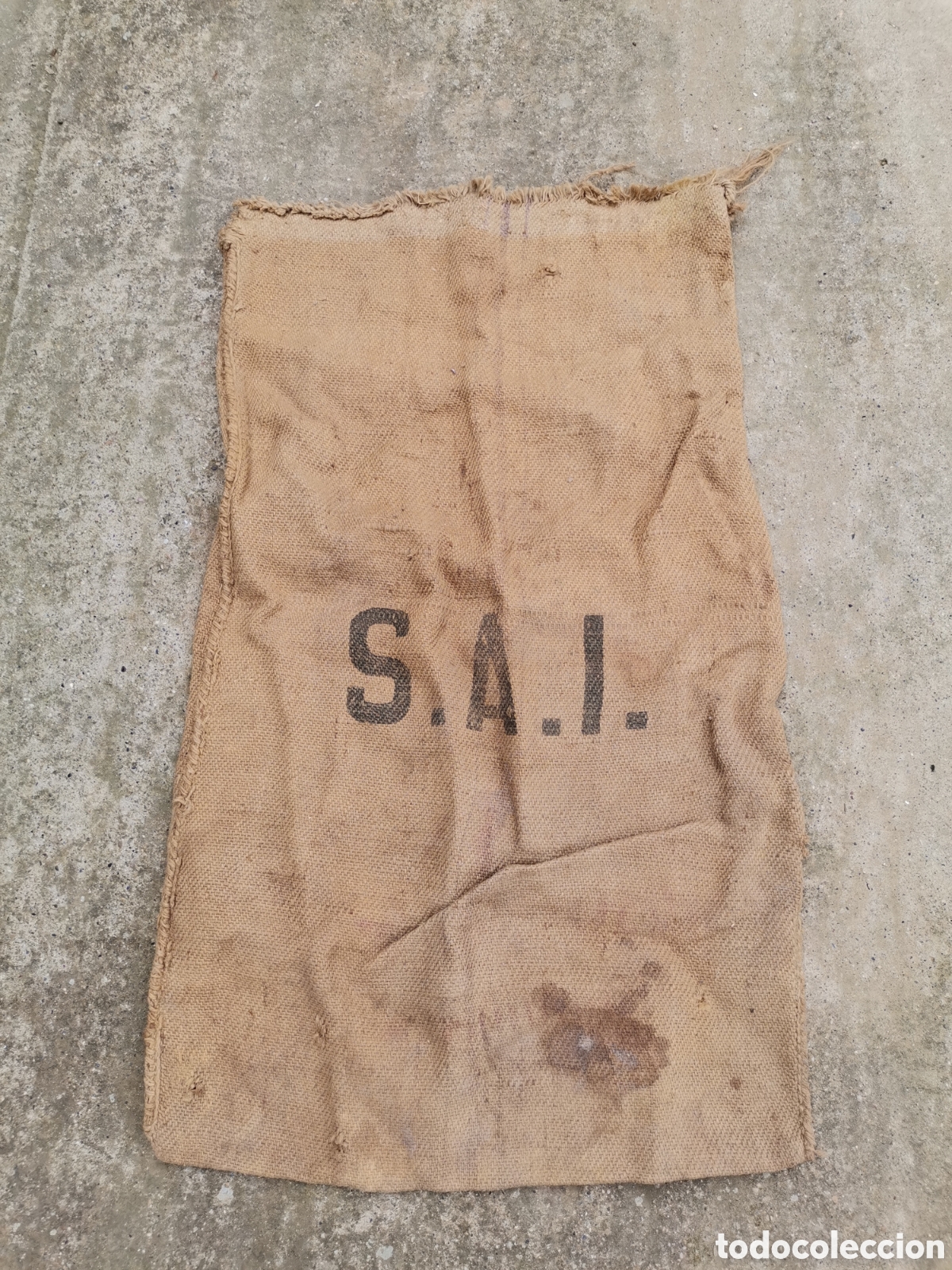 Antig&uuml;edades: Saco yute arpillera s.a.i - Foto 1