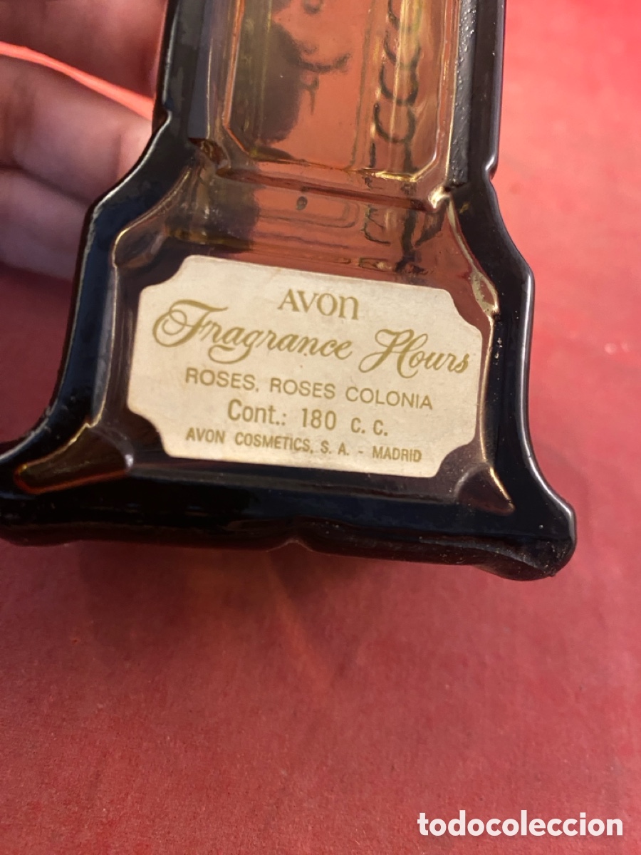 Antig&uuml;edades: Recipiente colonia AVON COSMETICS MADRID - Foto 3