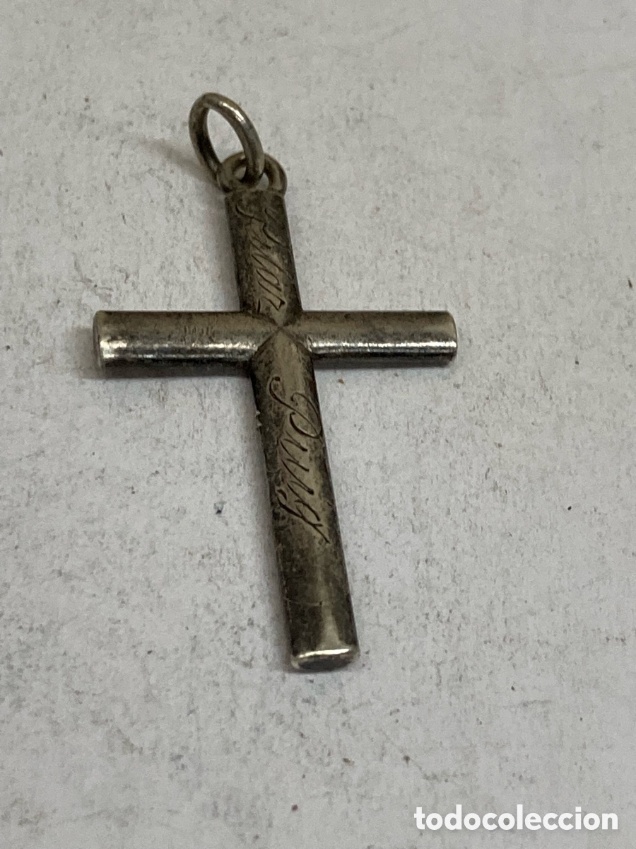Antig&uuml;edades: Cruz de plata C163 - Foto 1