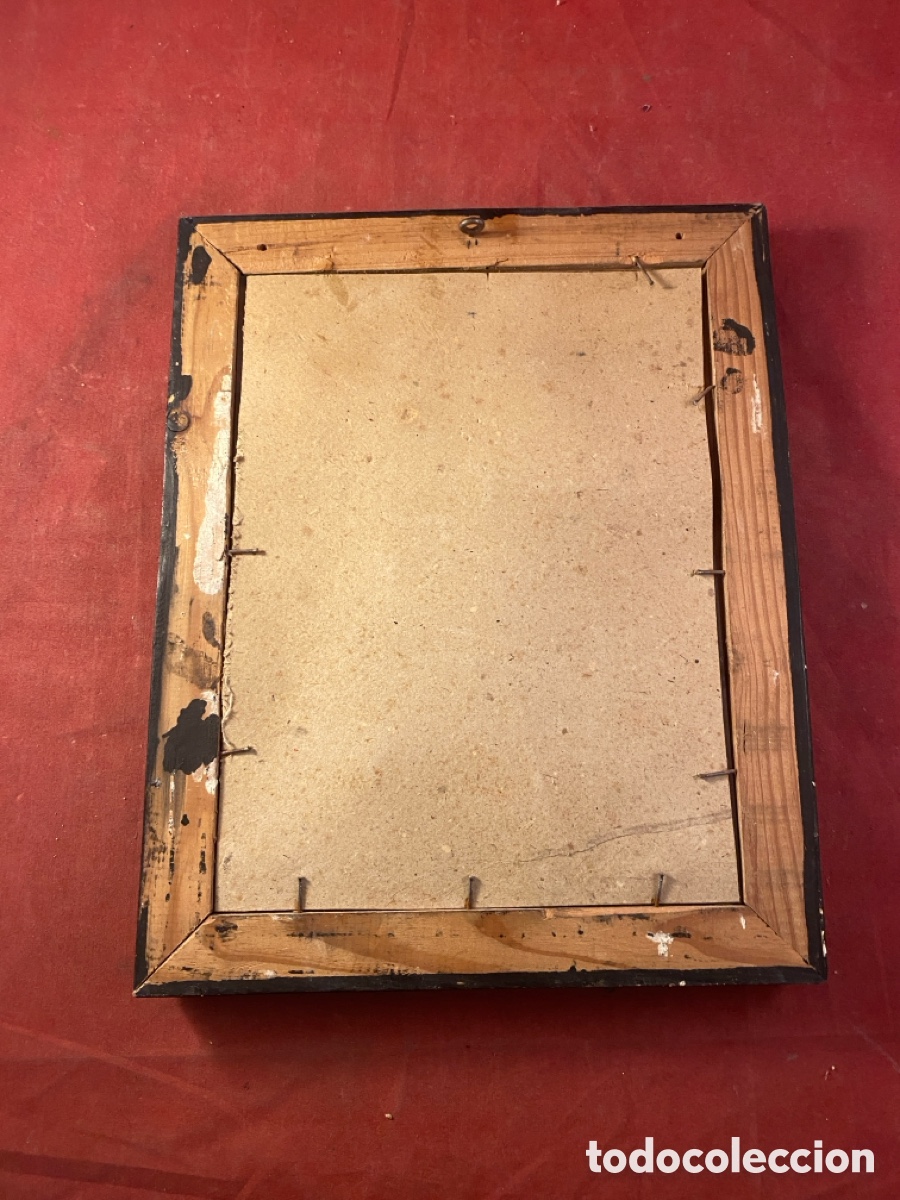 Antig&uuml;edades: Marco antiguo con cristal - Foto 2