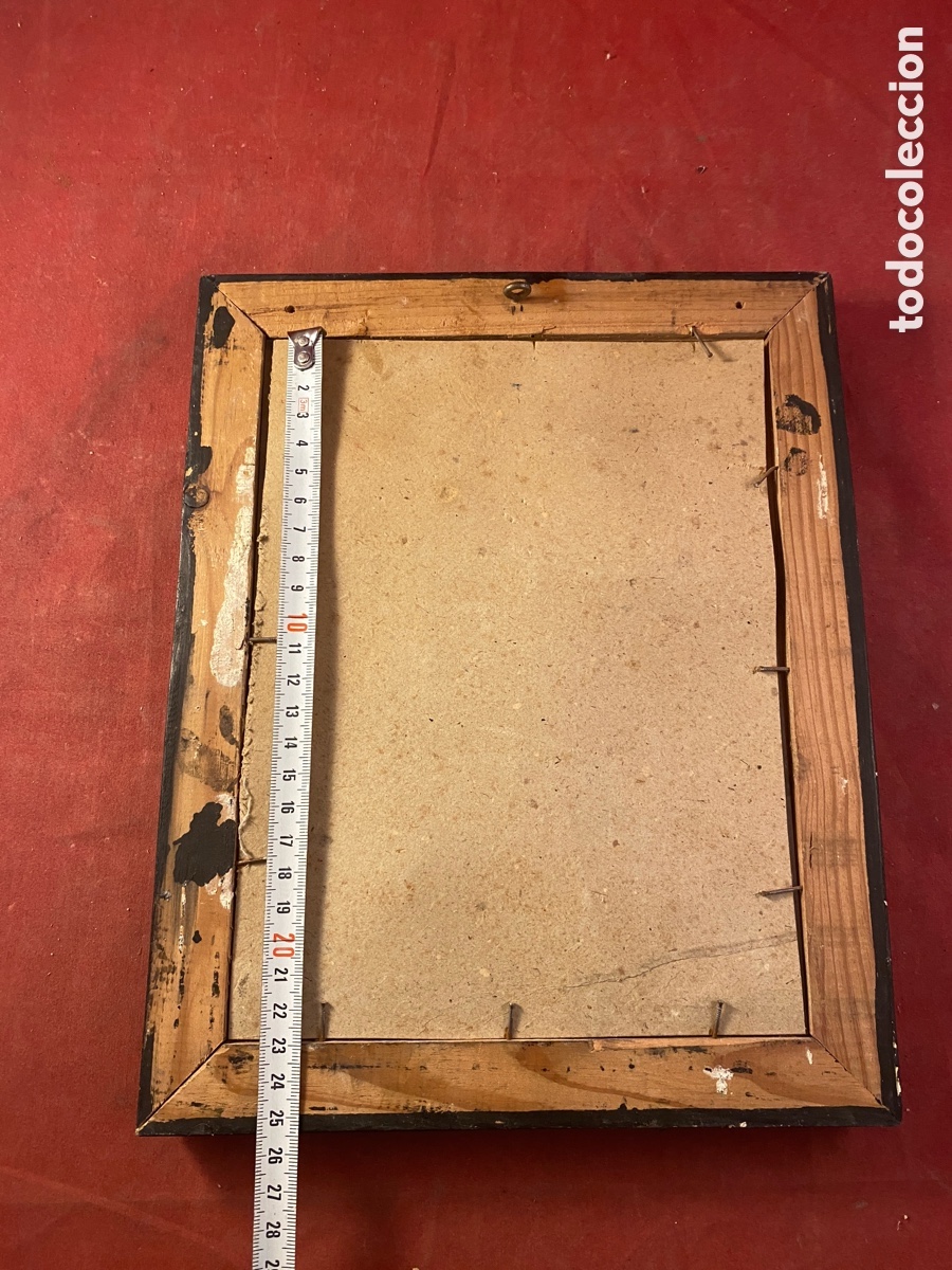 Antig&uuml;edades: Marco antiguo con cristal - Foto 3