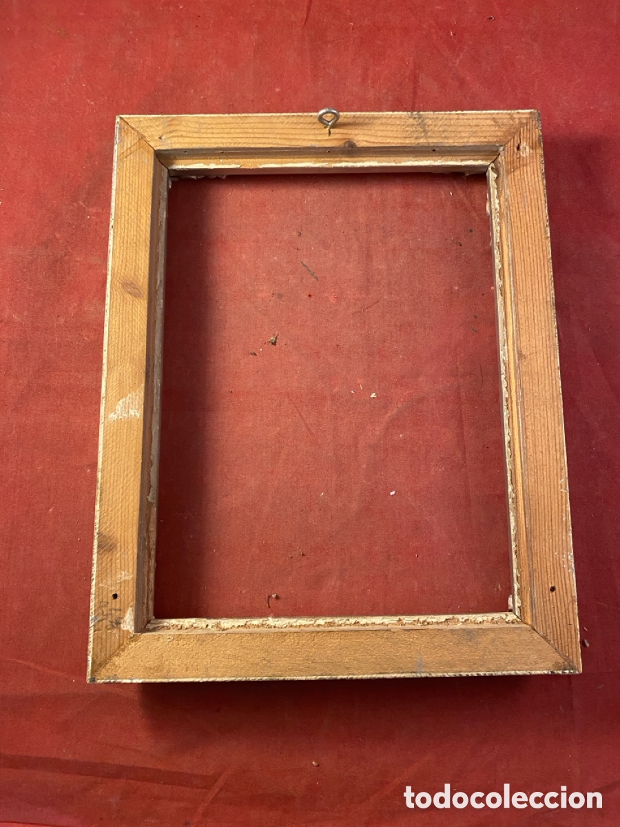 Antig&uuml;edades: Antiguo marco de madera plateado - Foto 2
