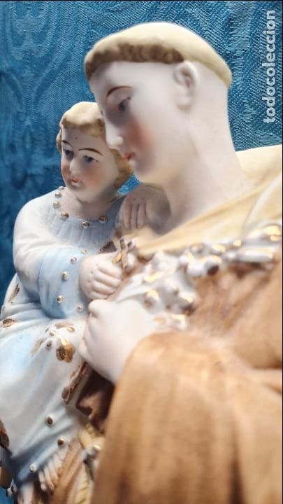 Antig&uuml;edades: SAN ANTONIO CON NI&Ntilde;O EN BRAZOS - Foto 4