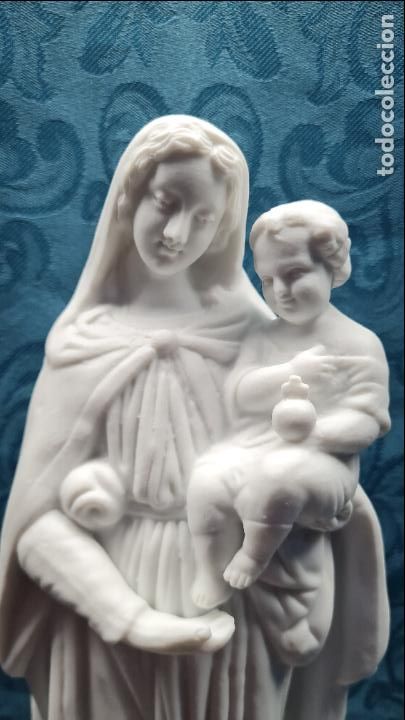 Antig&uuml;edades: VIRGEN CON NI&Ntilde;O EN BRAZOS - Foto 2