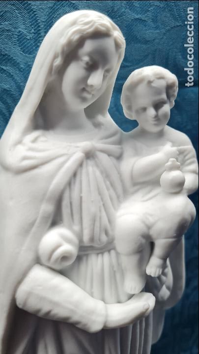 Antig&uuml;edades: VIRGEN CON NI&Ntilde;O EN BRAZOS - Foto 4