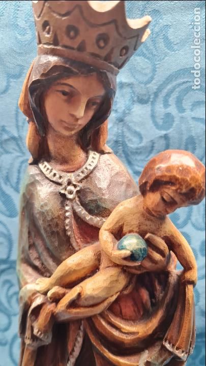 Antig&uuml;edades: VIRGEN CON NI&Ntilde;O EN BRAZOS - Foto 2