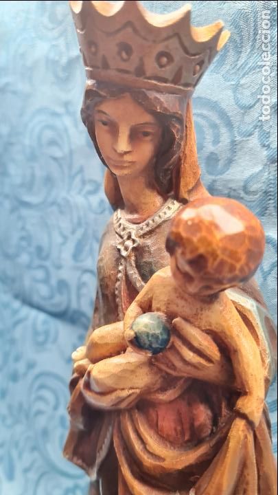 Antig&uuml;edades: VIRGEN CON NI&Ntilde;O EN BRAZOS - Foto 4