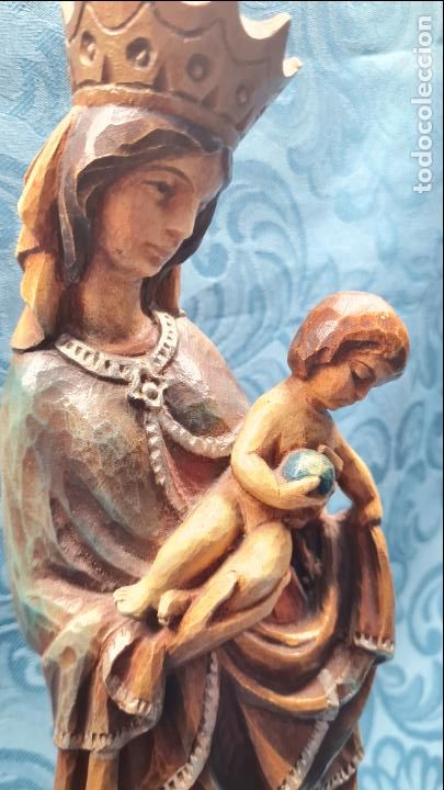 Antig&uuml;edades: VIRGEN CON NI&Ntilde;O EN BRAZOS - Foto 5