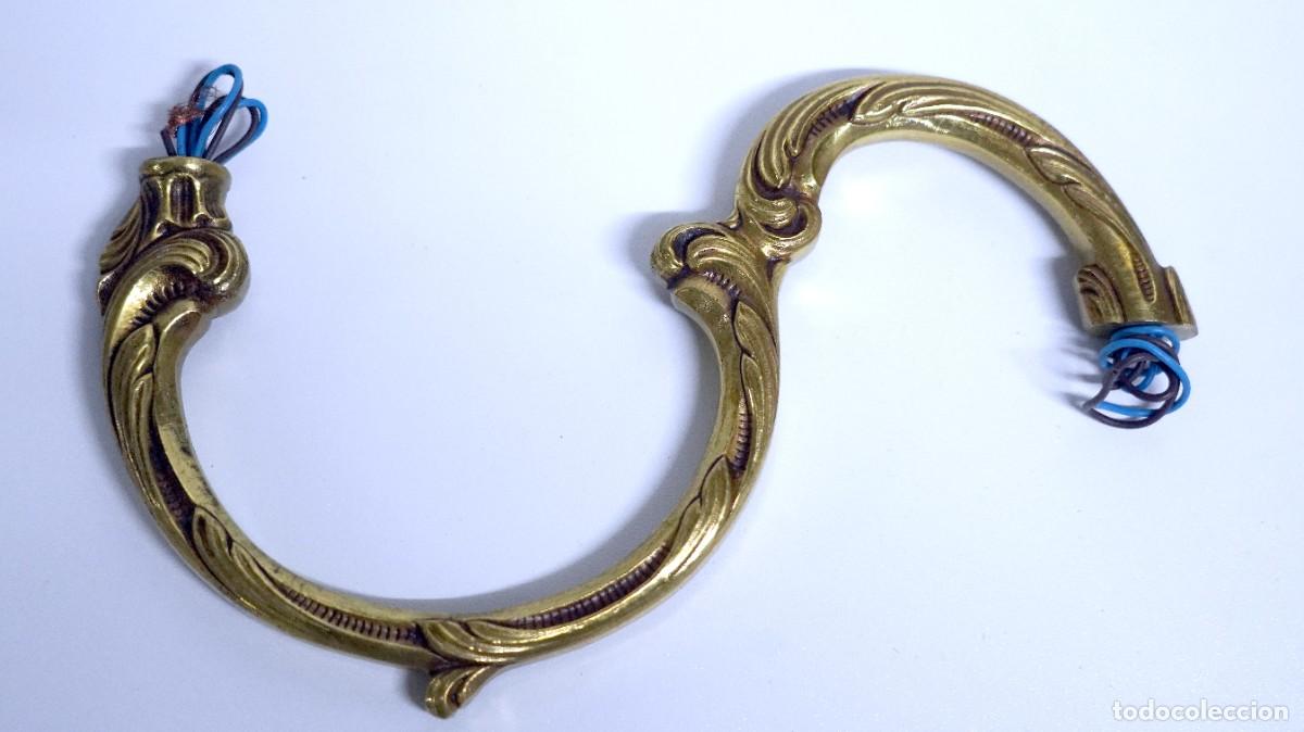 Antig&uuml;edades: BRAZO DE LAMPARA BRONCE - Foto 1