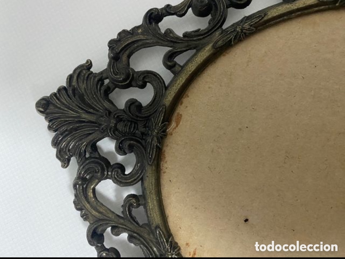 Antig&uuml;edades: Marco metal Vintage - Foto 3
