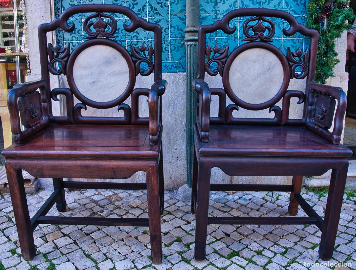 Antig&uuml;edades: Cadeirones de Brazo China