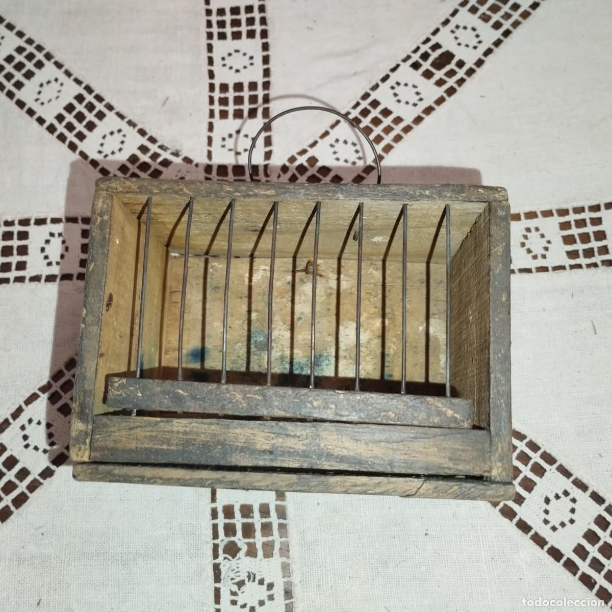 Antig&uuml;edades: JAULA PEQUE&Ntilde;A ANTIGUA - Foto 3