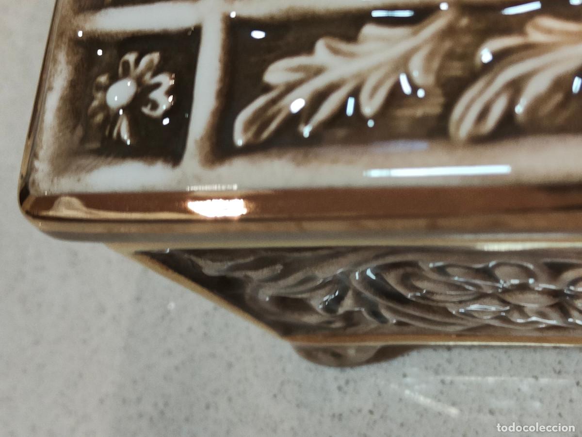 Antig&uuml;edades: JOYERO PORCELANA CAPODIMONTE - Foto 6