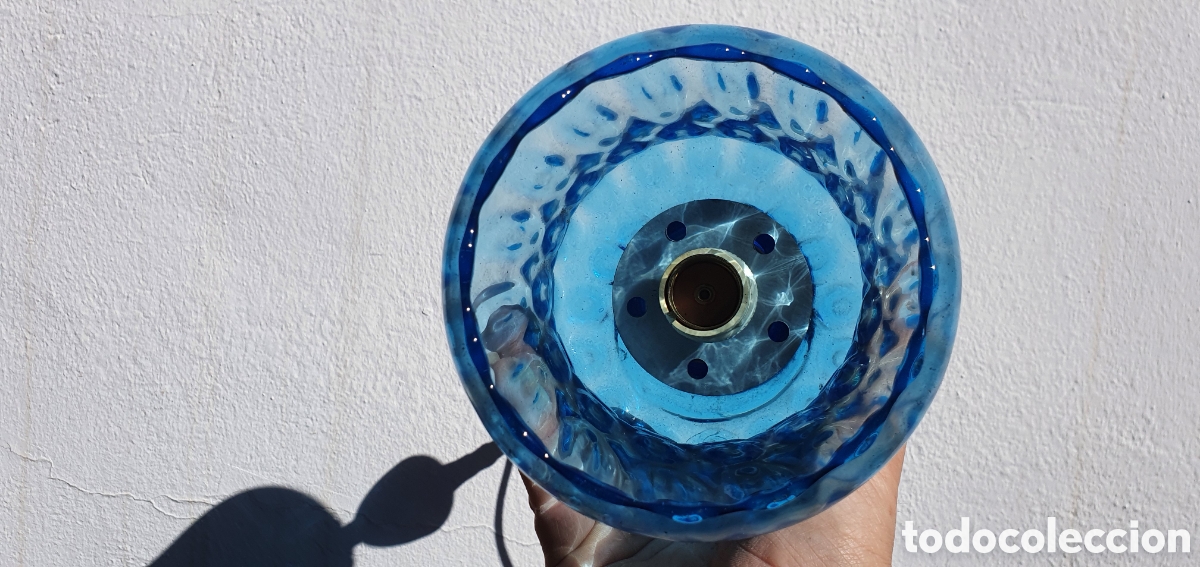 Antig&uuml;edades: LAMPARA DE CRISTAL VINTAGE - Foto 2