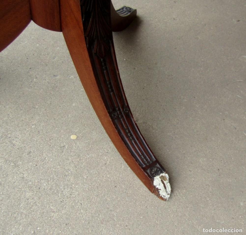 Antig&uuml;edades: Mesa de comedor extensible de 200 x 95, patas de jarra - Foto 4