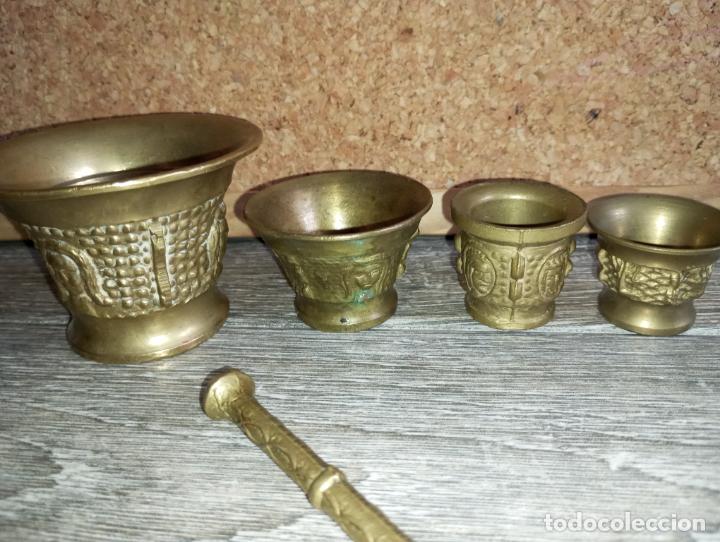 Antig&uuml;edades: Lote peque&ntilde;os morteros de bronce - Foto 11