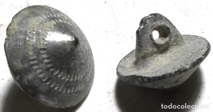 Antig&uuml;edades: Antiguo Bot&oacute;n de plata 10 mm - Foto 1
