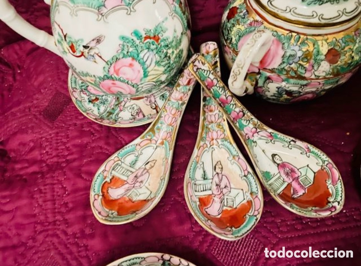Antig&uuml;edades: Juego de t&eacute; de Macau - Foto 3