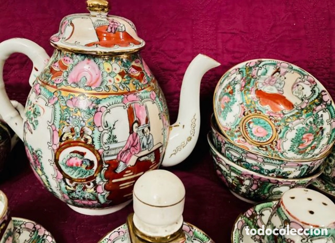 Antig&uuml;edades: Juego de t&eacute; de Macau - Foto 4