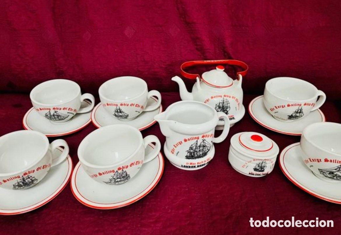 Antig&uuml;edades: Juego de desayuno de herrandiz - Foto 1