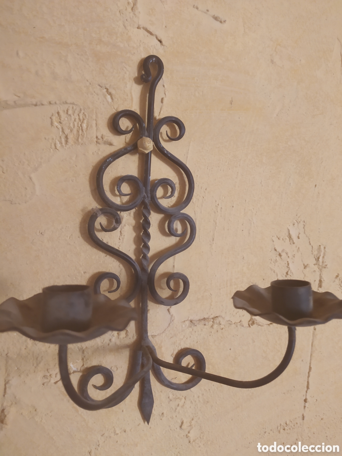 Antiquit&eacute;s: ANTIGUOS Candelabros de forja