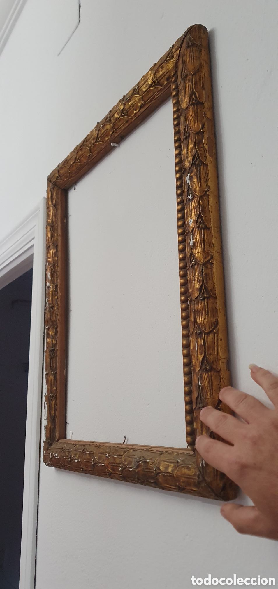 Antig&uuml;edades: ANTIGUO MARCO DORADO PARA RESTAURAR - Foto 2