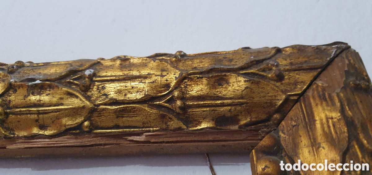 Antig&uuml;edades: ANTIGUO MARCO DORADO PARA RESTAURAR - Foto 3