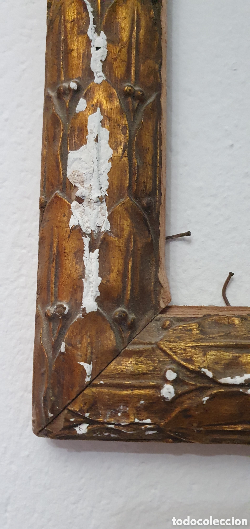 Antig&uuml;edades: ANTIGUO MARCO DORADO PARA RESTAURAR - Foto 4