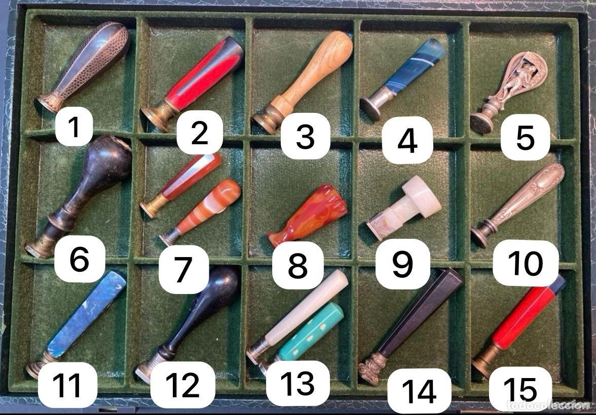 Antig&uuml;edades: Maleta de sellos de lacre - Foto 2
