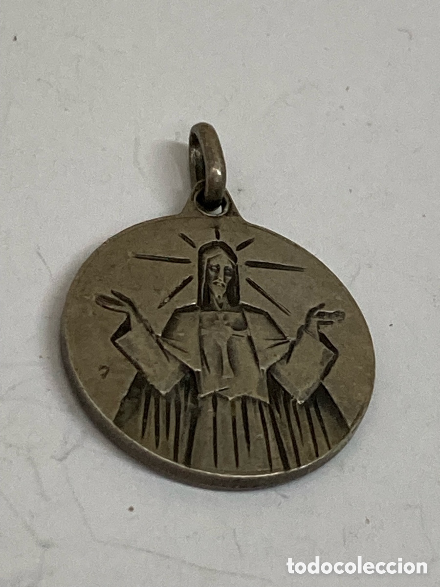 Antig&uuml;edades: Medalla de plata religiosa C51 - Foto 2