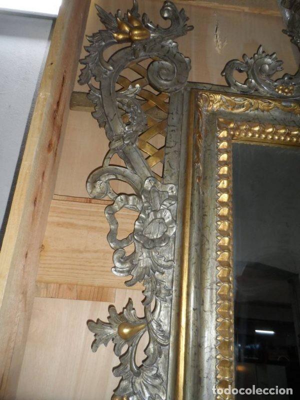 Antig&uuml;edades: ESPEJO DEL ROCOC&Oacute; DE GRAN TAMA&Ntilde;O - Foto 2