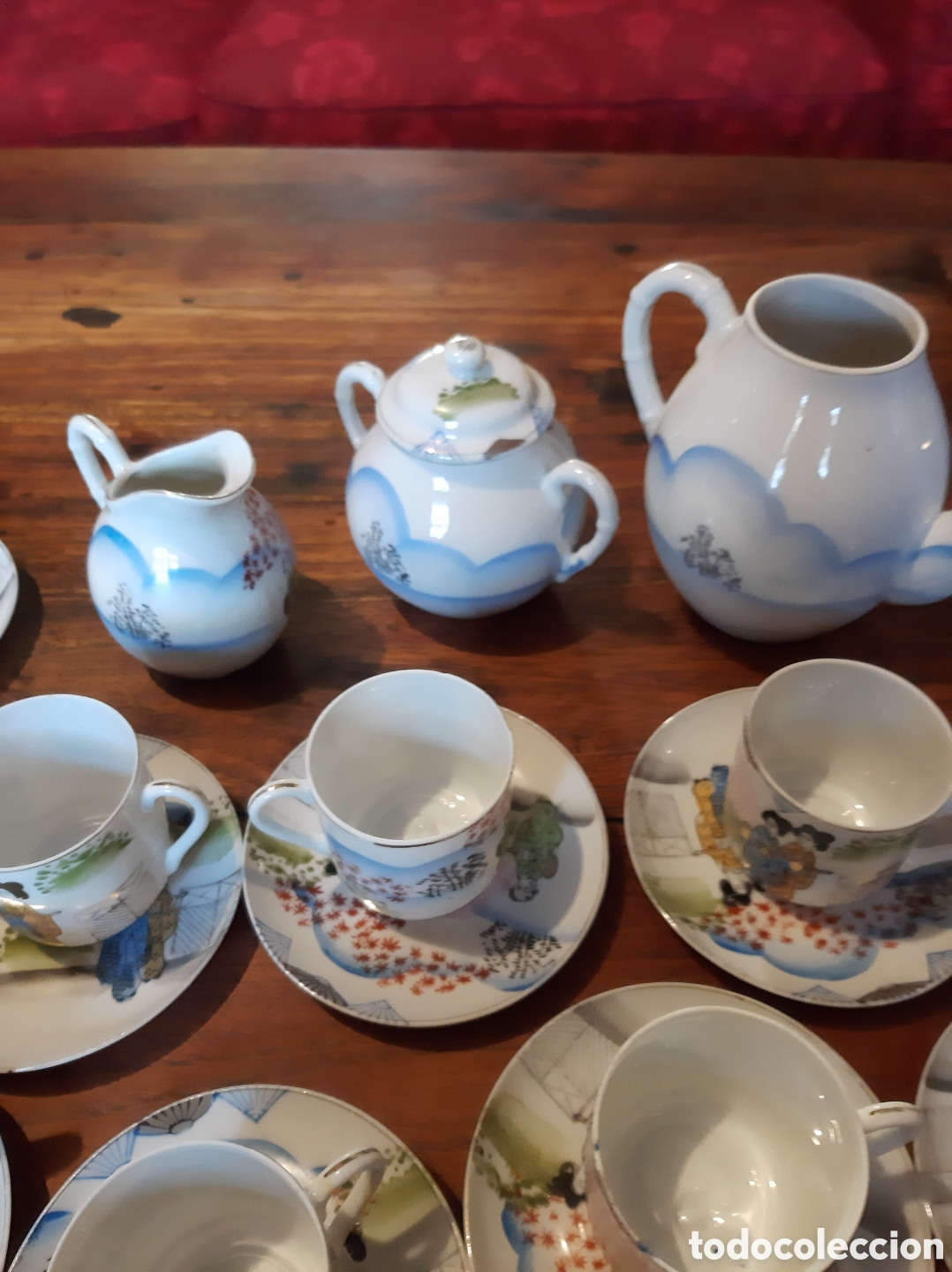 Antig&uuml;edades: Antiguo juego de caf&eacute; japon&eacute;s - Foto 4