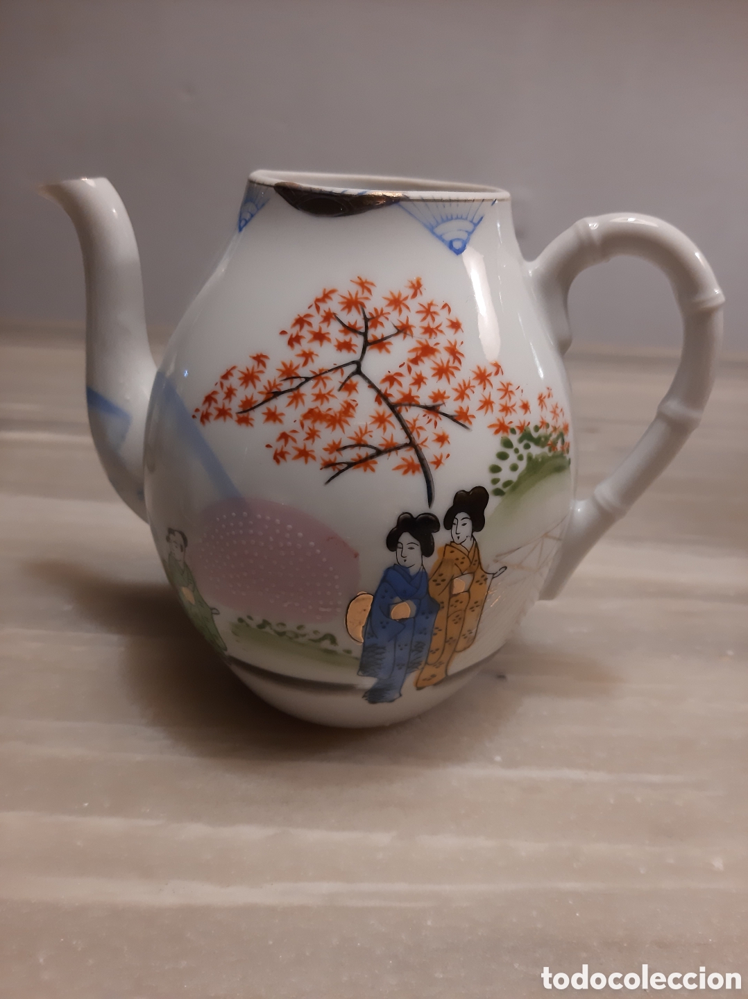 Antig&uuml;edades: Antiguo juego de caf&eacute; japon&eacute;s - Foto 6